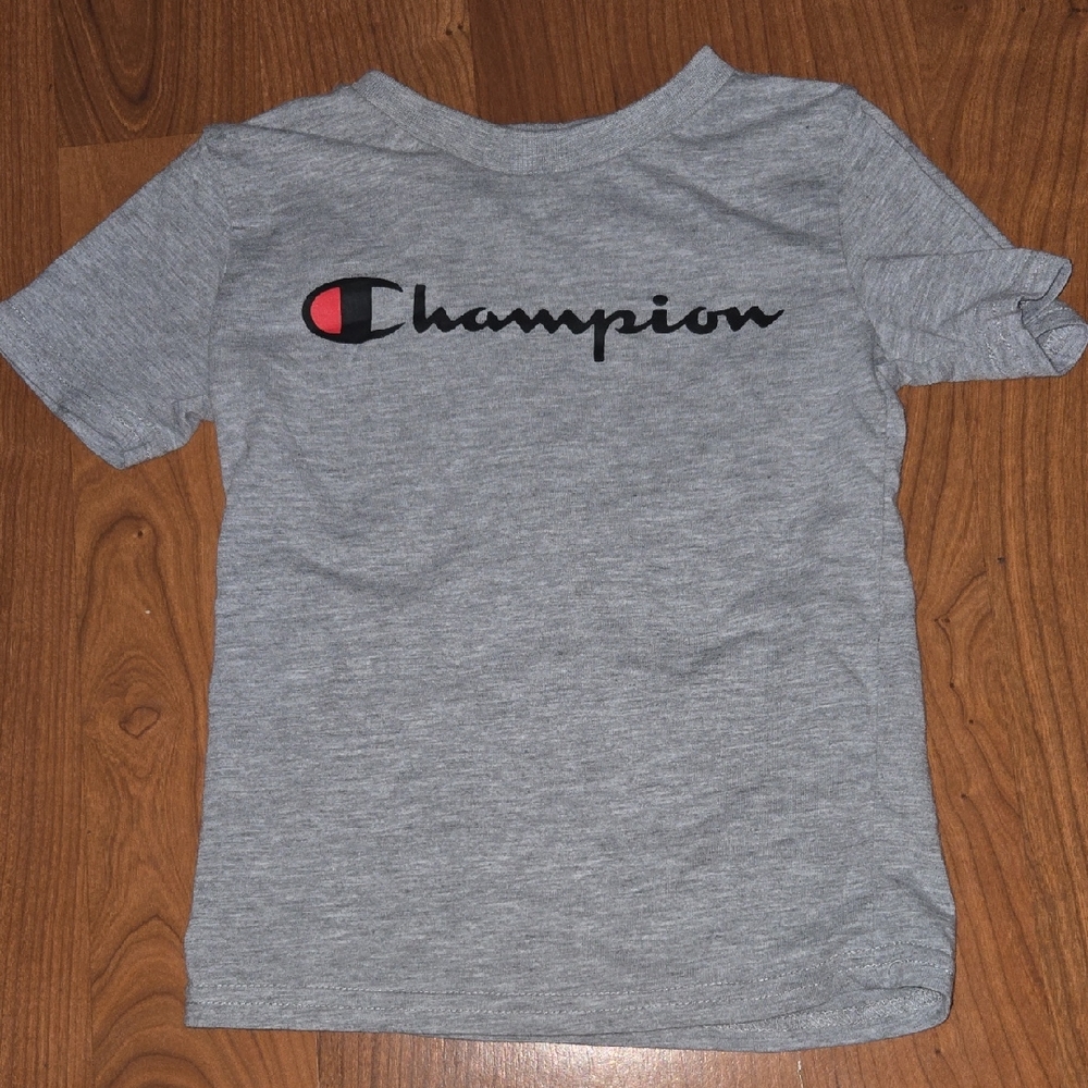 Champion Kids Gray Short Sleeve Tee